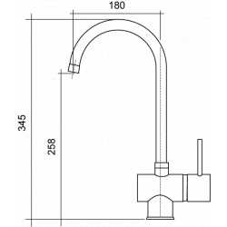 CM EASY MIX RENO SINGLE LEVER SINK MIXER TAP CHROME