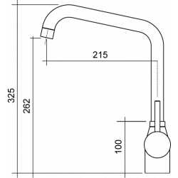 CM EASY MIX LAMBRO EINHAND SPÜLTISCHMISCHER CHROM