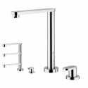 CM ACQUAMIX CHERADIT UNDERWINDOW SINGLE LEVER KITCHEN SINK MIXER TAP CHROME