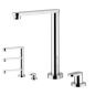 CM ACQUAMIX CHERADIT UNDERWINDOW SINGLE LEVER KITCHEN SINK MIXER TAP CHROME
