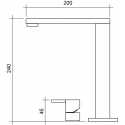 CM ACQUAMIX CHERADIT UNDERWINDOW SINGLE LEVER KITCHEN SINK MIXER TAP CHROME