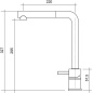 CM ACQUAMIX ELBA UNDERWINDOW SINGLE LEVER KITCHEN SINK MIXER TAP WITH PULL OUT SPRAY CHROME