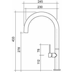 CM HYDRAMIX CERAM SINGLE LEVER SINK MIXER TAP STEEL