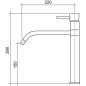 CM ACQUAMIX FLORES SINGLE LEVER SINK MIXER TAP STEEL