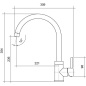 CM HYDRAMIX TIRRENO SINGLE LEVER SINK MIXER TAP