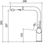 CM HYDRAMIX MARMARA SINGLE LEVER SINK MIXER TAP WITH PULL OUT SPRAY