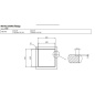 LAVELLO CM IRIDE 45x45 1 VASCA SLIM - FILOTOP - SOTTOTOP ACCIAIO INOX TRATTAMENTO PVD GOLD