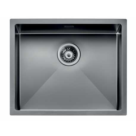 CM IRIDE KÜCHENSPÜLE 1 SCHÜSSEL 57x45 SLIM - UNTERPLATTE - FILOTOP PVD BEHANDLUNG GUN METAL