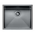 CM IRIDE KÜCHENSPÜLE 1 SCHÜSSEL 57x45 SLIM - UNTERPLATTE - FILOTOP PVD BEHANDLUNG GUN METAL