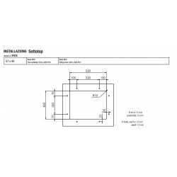 CM IRIDE KITCHEN SINK 1 BOWL 57x45 SLIM - UNDERTOP - FILOTOP PVD TREATMENT GUN METAL
