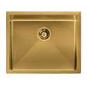 CM IRIDE KÜCHENSPÜLE 1 SCHÜSSEL 57x45 SLIM - UNTERPLATTE - FILOTOP PVD BEHANDLUNG GOLD