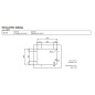 LAVELLO CM IRIDE 57x45 1 VASCA SLIM - FILOTOP - SOTTOTOP ACCIAIO INOX TRATTAMENTO PVD GOLD