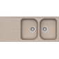 SCHOCK KITCHEN SINK LITHOS D200 A - 2 BOWLS CRISTALITE OATMEAL SCHOCK KITCHEN SINK LITHOS D200 A - 2 BOWLS CRISTALITE OATMEAL
