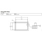 CM IRIDE KITCHEN SINK 1 BOWL 77x45 SLIM - UNDERTOP - FILOTOP PVD TREATMENT GUN METAL
