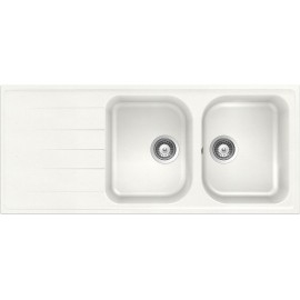 LAVELLO SCHOCK LITHOS D200A 2 VASCHE CRISTALITE AVENA