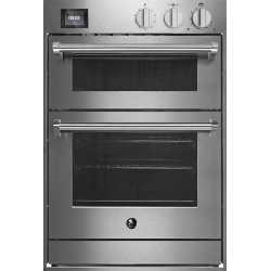 DOPPIO FORNO MULTIFUNZIONE COMBI-VAPORE STEEL SERIE GENESI GFFE6-S ACCIAIO INOX 60x90