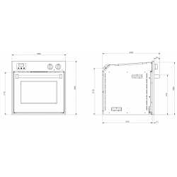 STEEL DOUBLE OVEN MULTIFUNCTION COMBI-STEAM OVEN GENESI SERIES 60x90