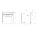 STEEL DOUBLE OVEN MULTIFUNCTION COMBI-STEAM OVEN GENESI SERIES 60x90