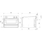 FORNO ELETTRICO PIZZA/GRILL STEEL SERIE GENESI 60x45
