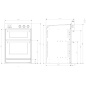 STEEL EINBAU-BACKOFEN ENFASI DESIGN40 ALL BLACK 60x60