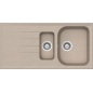  FREGADERO SCHOCK LITOS D150 A DE 1,5 SENOS CRISTALITE AVENA