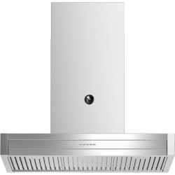 STEEL GENESI WANDHAUBE EDELSTAHL 90 CM