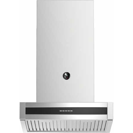 STEEL GENESI CAPPA A PARETE ACCIAIO INOX/FRONTALINO COLORATO 70 CM