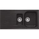 LAVELLO SCHOCK LITHOS D150 A  - 1,5 VASCHE CRISTALITE AVENA