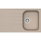 SCHOCK KITCHEN SINK LITHOS D100 A - 1 BOWL CRISTALITE OATMEAL
