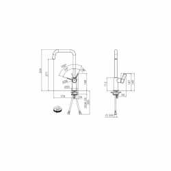 FRANKE ELEGANCE EINHEBELMISCHER POLAR WHITE