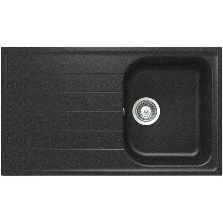 SCHOCK EINBAUSPÜLE LITHOS D100 A CRISTALITE ANTHRAZIT