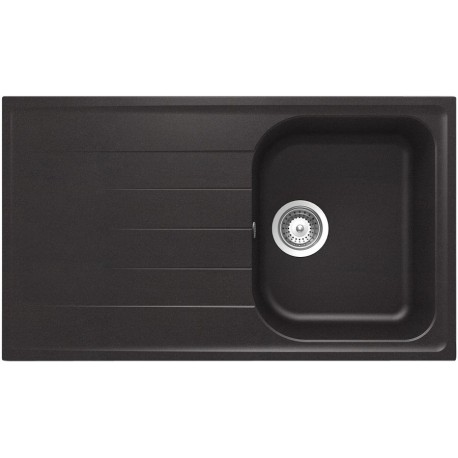 SCHOCK EINBAUSPÜLE LITHOS D100 A CRISTALITE SCHWARZ