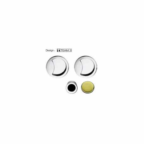COLOMBO DESIGN OPEN ID211 SET DE POIGNÉES CUVETTES POUR PORTES COULISSANTES SANS  SERRURE