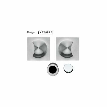 COLOMBO DESIGN OPEN ID311 SET DE POIGNÉES CUVETTES POUR PORTES COULISSANTES SANS  SERRURE