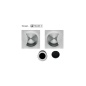 COLOMBO DESIGN SET OF FLUSH INSET HANDLES FOR SLIDING DOORS WITHOUT LOCK OPEN ID311 MADE IN ITALY