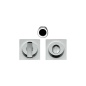 COLOMBO DESIGN SET OF FLUSH INSET HANDLES FOR SLIDING DOORS WITH LOCK OPEN