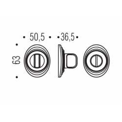 COLOMBO DESIGN WC / BAD ROSETTE DB19 BZG