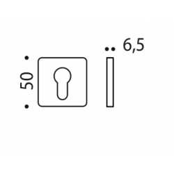 COLOMBO DESIGN CYLINDER ESCUTCHEON BT13 Y