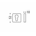 COLOMBO DESIGN CYLINDER ESCUTCHEON PT13 Y