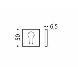 COLOMBO DESIGN CYLINDER ESCUTCHEON FF23 Y