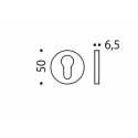 COLOMBO DESIGN CYLINDER ESCUTCHEON FF13 GB Y