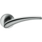 COLOMBO DESIGN DOOR HANDLES PAIR BLAZER SERIES ON ROSE MADE IN ITALY