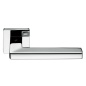 COLOMBO DESIGN DOOR HANDLES PAIR ESPRIT SERIES ON ROSE MADE IN ITALY