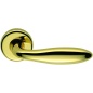 COLOMBO DESIGN DOOR HANDLES PAIR MACH SERIES ON ROSE MADE IN ITALY