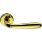 COLOMBO DESIGN DOOR HANDLES PAIR ROBOT SERIES ON ROSE MADE IN ITALY