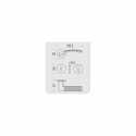 MANIGLIE PER PORTE COLOMBO DESIGN SERIE TRAMA LC81 CROMAT-CROMO SU ROSETTA