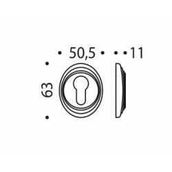 COLOMBO DESIGN CYLINDER ESCUTCHEON DB13 Y