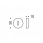 COLOMBO DESIGN CYLINDER ESCUTCHEON CD63 GB Y