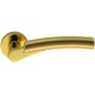 COLOMBO DESIGN DOOR HANDLES PAIR MIXA SERIES ON ROSE MADE IN ITALY