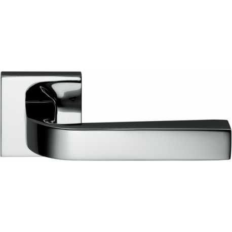 COLOMBO DESIGN DOOR HANDLES PAIR PRIUS SERIES ON ROSE MADE IN ITALY